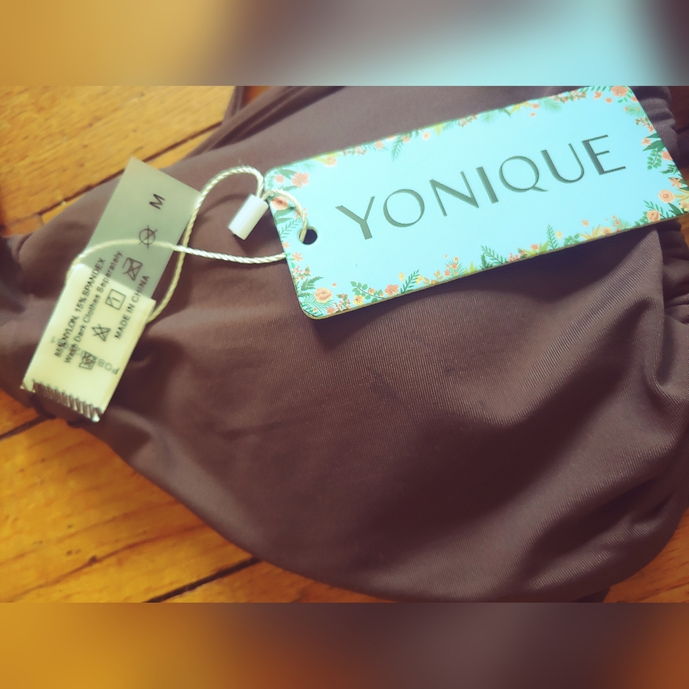 B2G1 FREE! Yonique Brown Bikini Swimsuit - Picture 6 of 6
